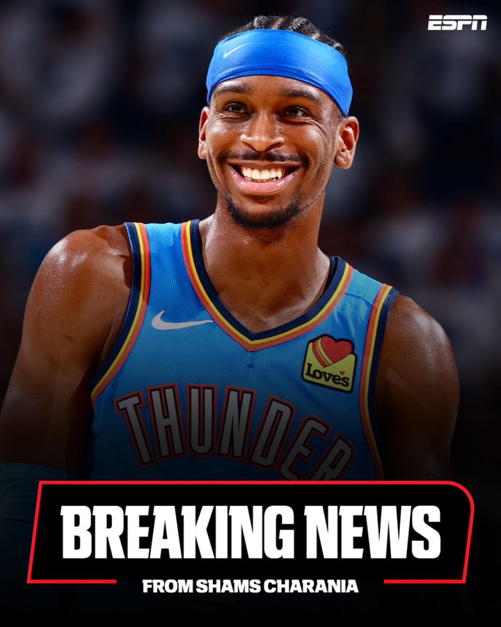 SGA新合同均薪7125万美元，排在全美四大体育联盟首位